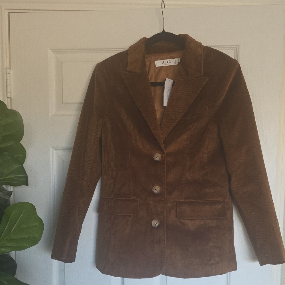 Astr the Labek Brown Corduroy Blazer